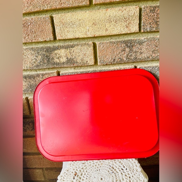 *Red Truck Metal Christmas Tray, 13.5”x9” - Picture 3 of 15